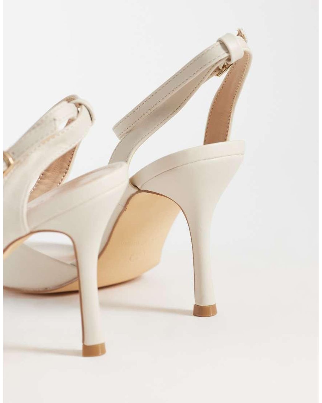 SEQWL Natural Lolly Heeled Sandal