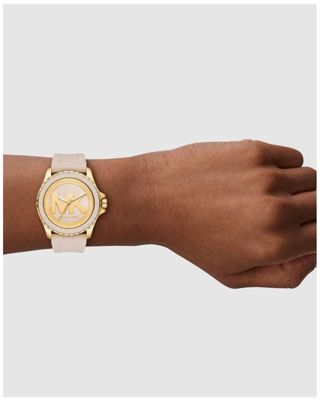 Michael Kors Natural Everest Three-Hand Silicone Watch