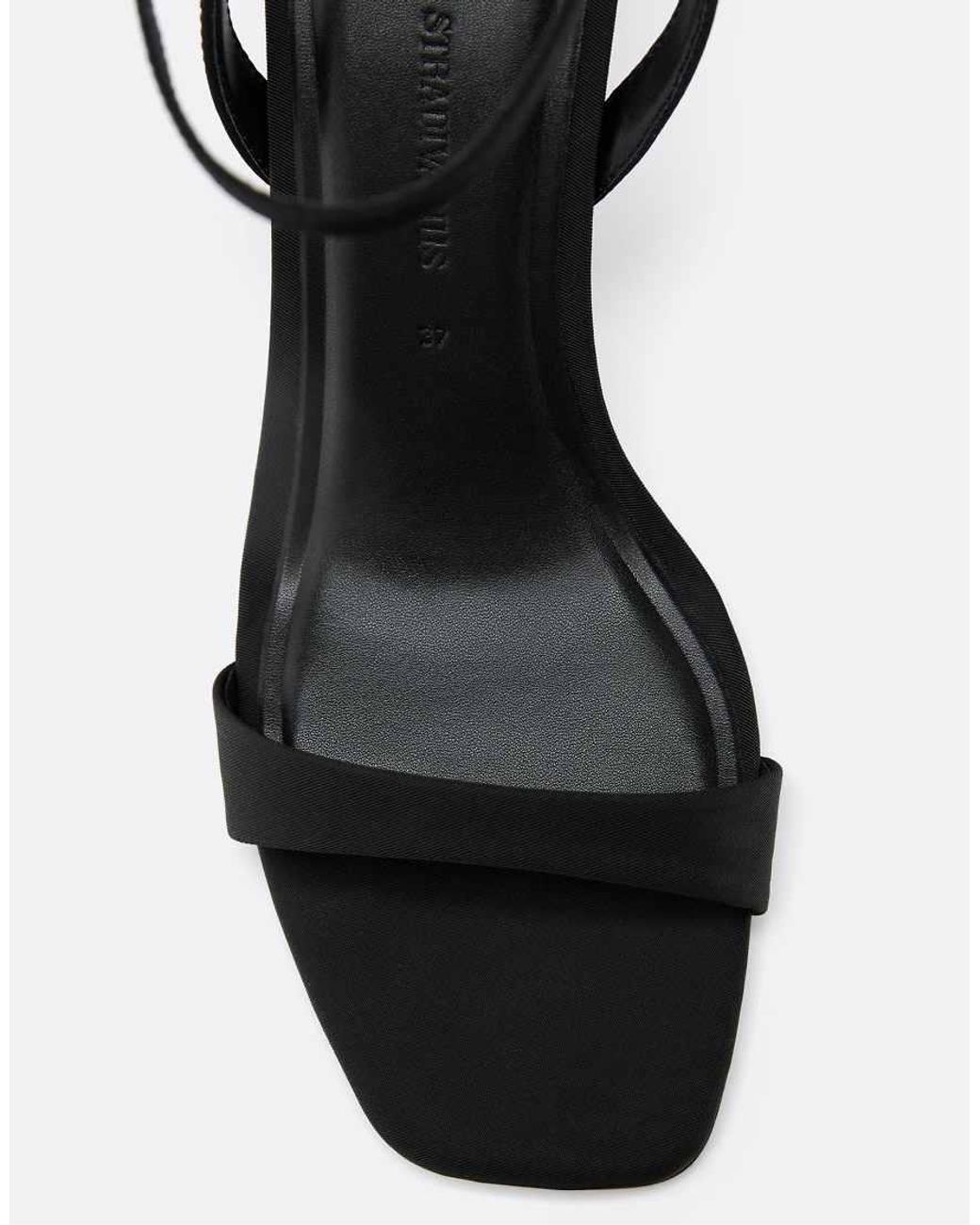 Stradivarius White Wide Fit. Stiletto Heel Sandals