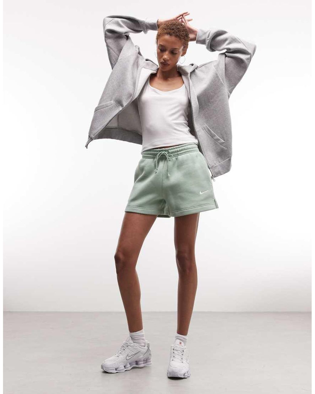 Nike Green Phoenix Fleece Shorts