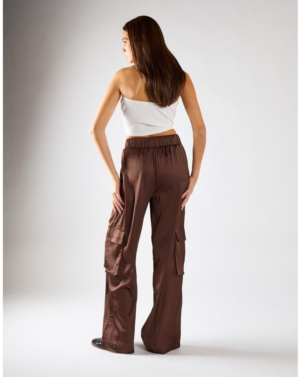 Glamorous White Cargo Trousers