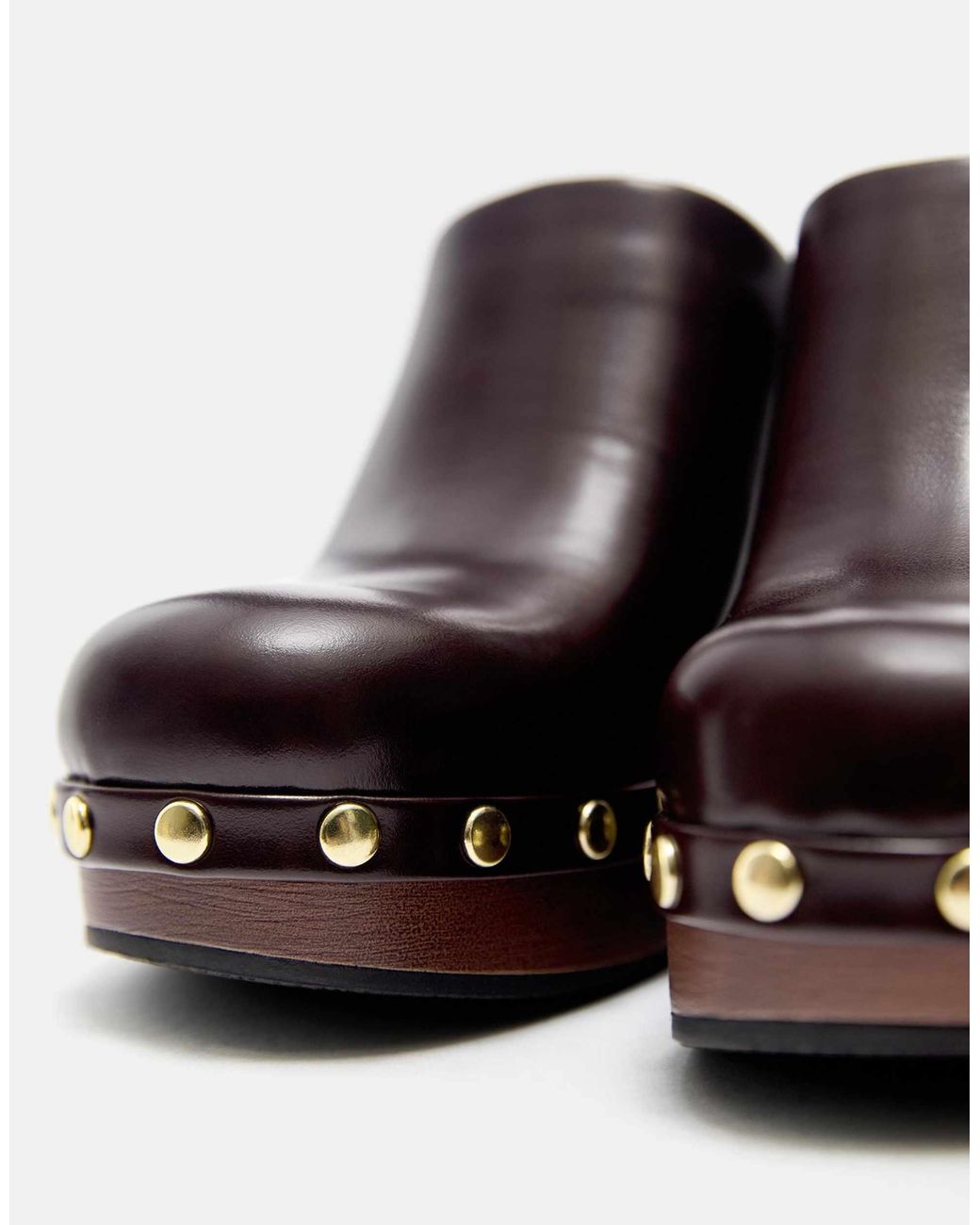 Pull&Bear Brown – clogs