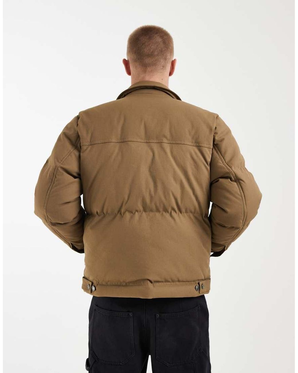 Redefined Rebel Natural Boxy Oversized Puffer Jacket for men