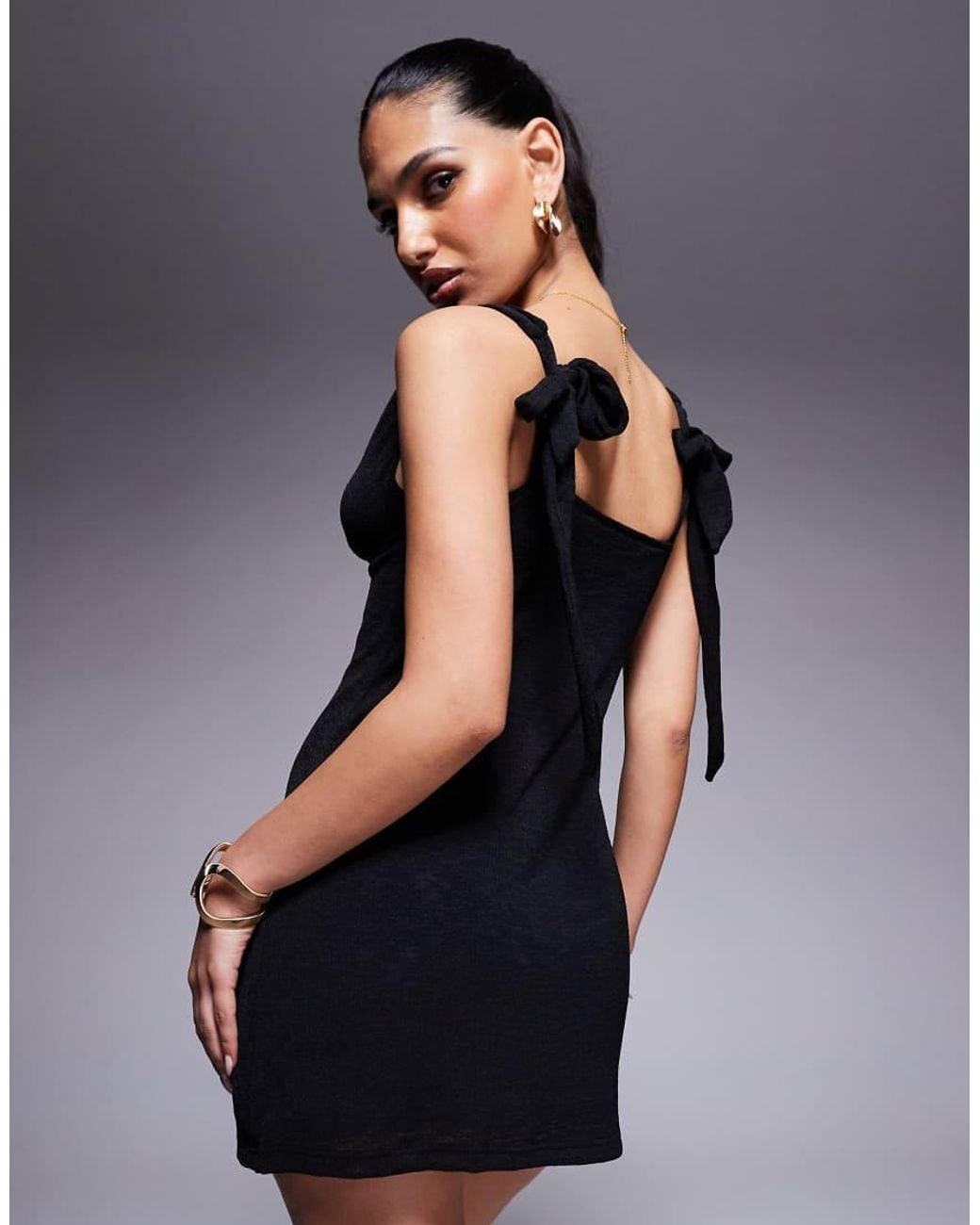 princess polly baby blue dress Princess Polly Black Off the Shoulder Mini Dress main image 1