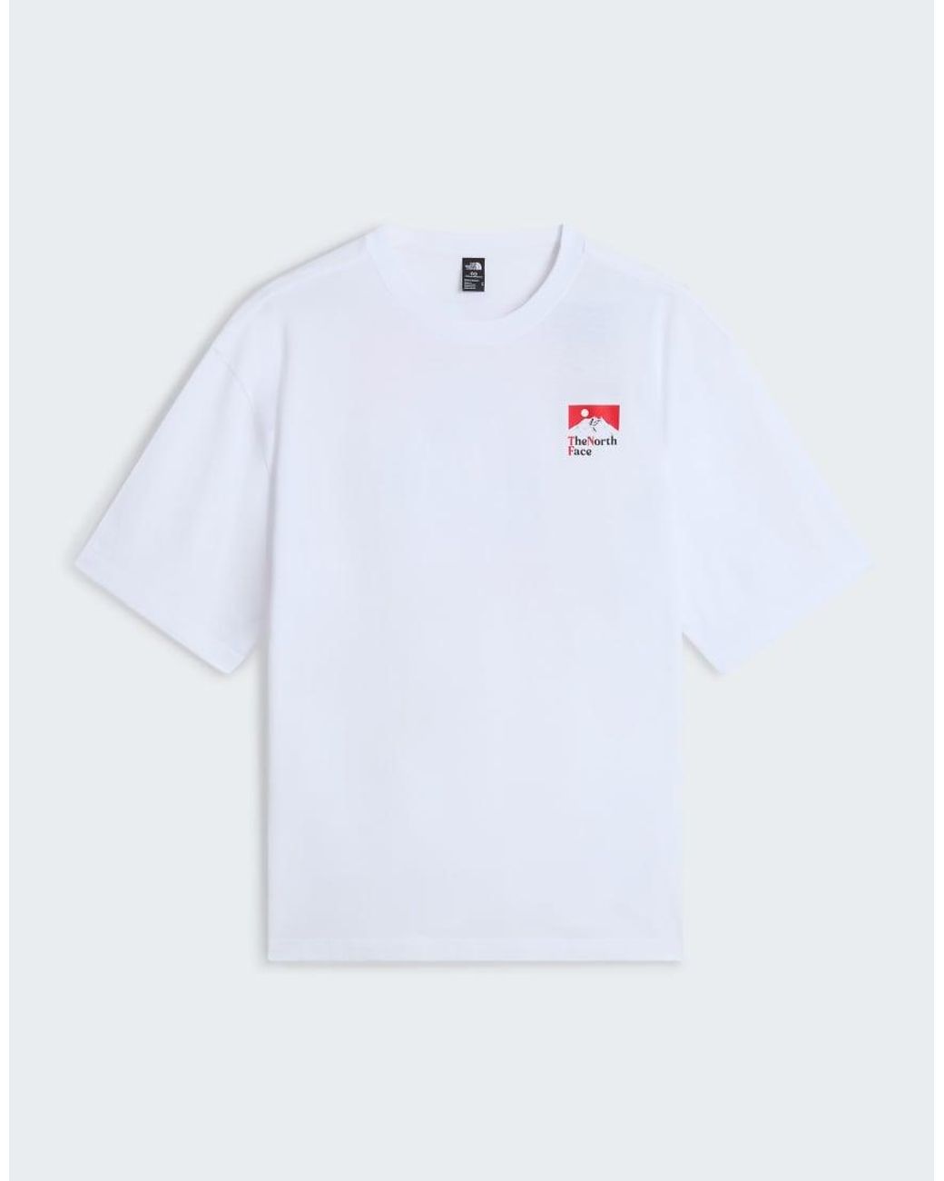 The North Face White M The Right Side Oversized Ss Tee for men