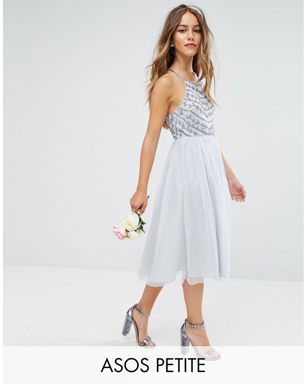 asos design delicate embellished strappy maxi dress