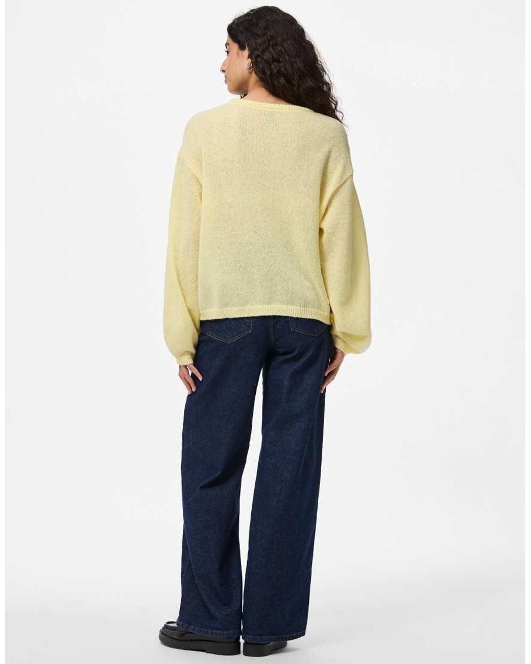 Pieces Natural Knitted Pullover