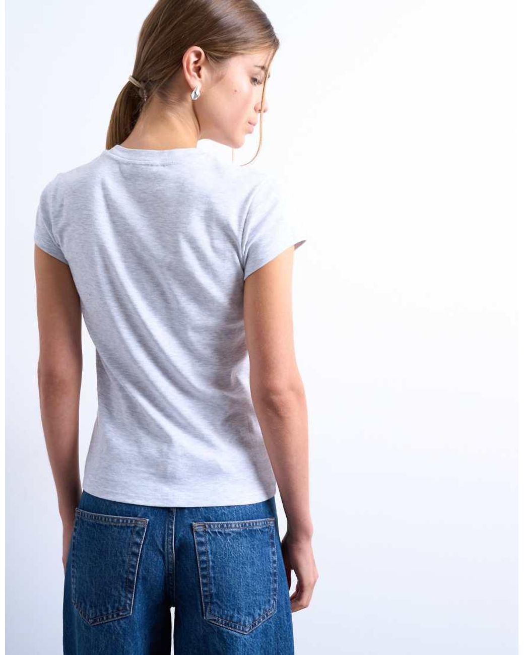 TOPSHOP Blue Everyday Tee