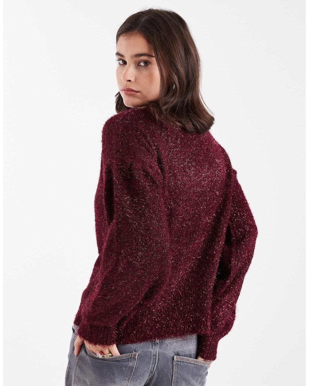 Pull ras Brave Soul en coloris Red