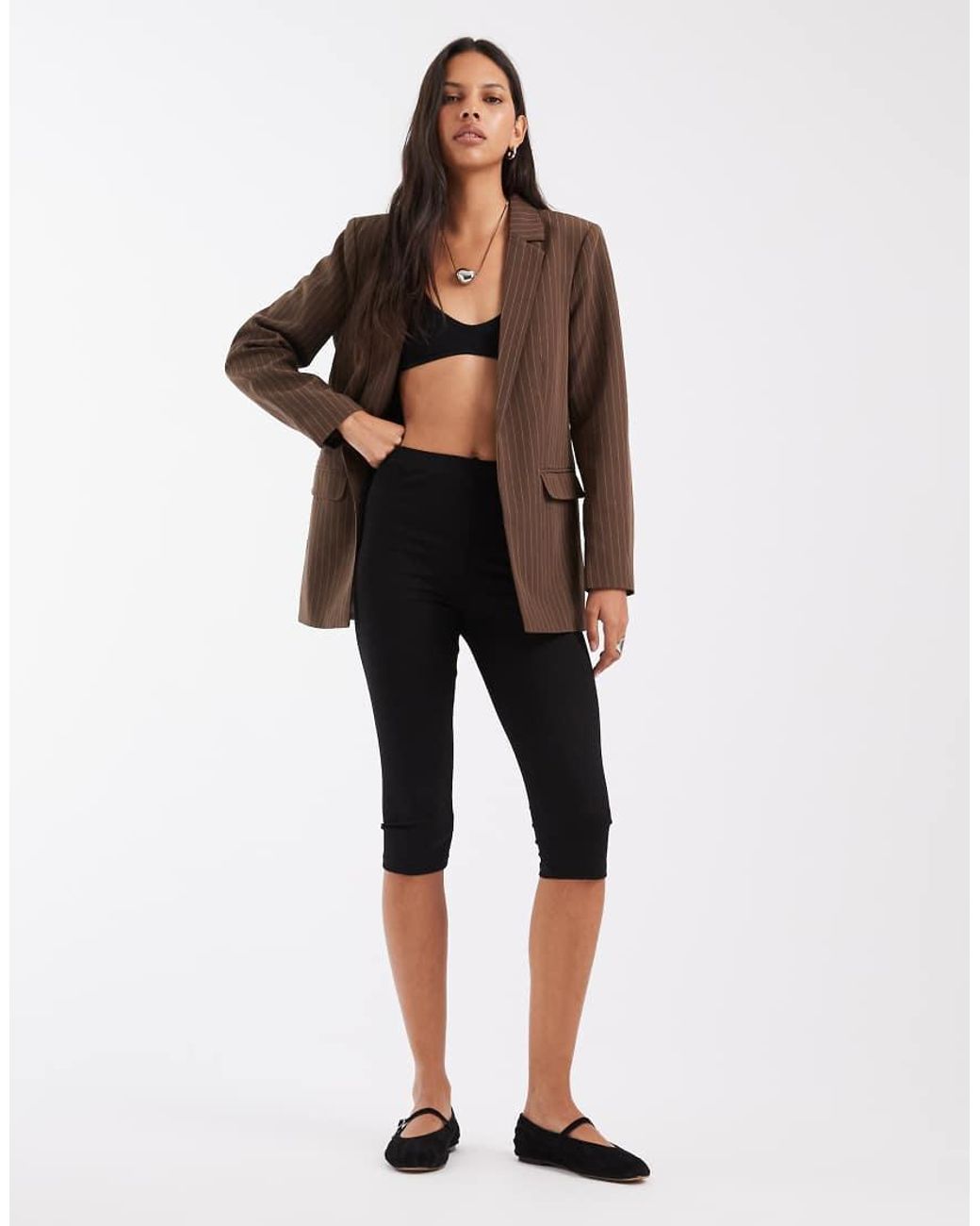 Pieces Black Tailored Blazer Co-Ord
