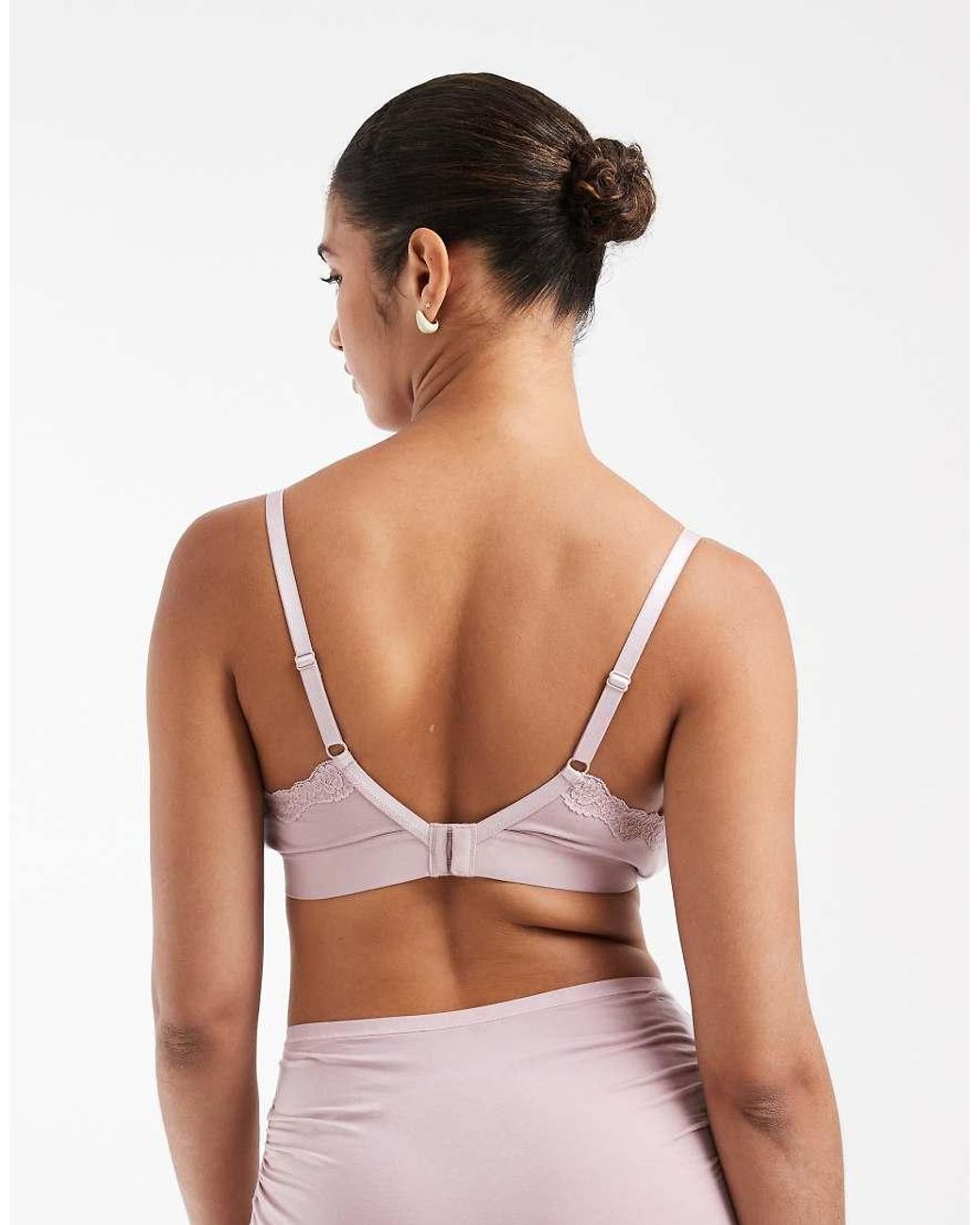 Lindex Multicolor Maternity Mom Super Soft Lace Trim Nursing Bra