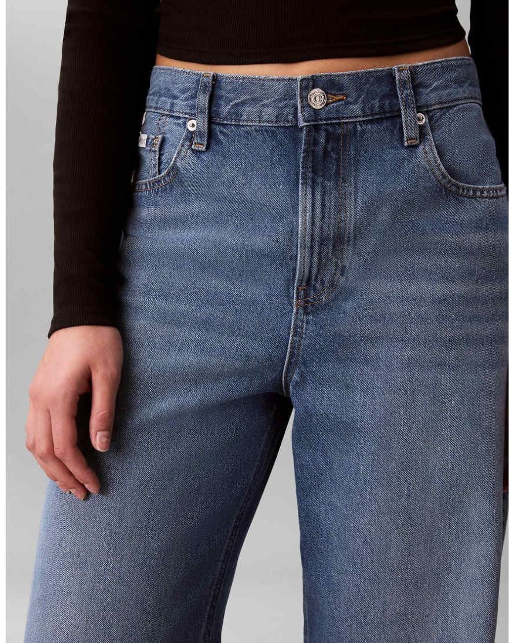 Calvin Klein Blue Relaxed Baggy Jeans