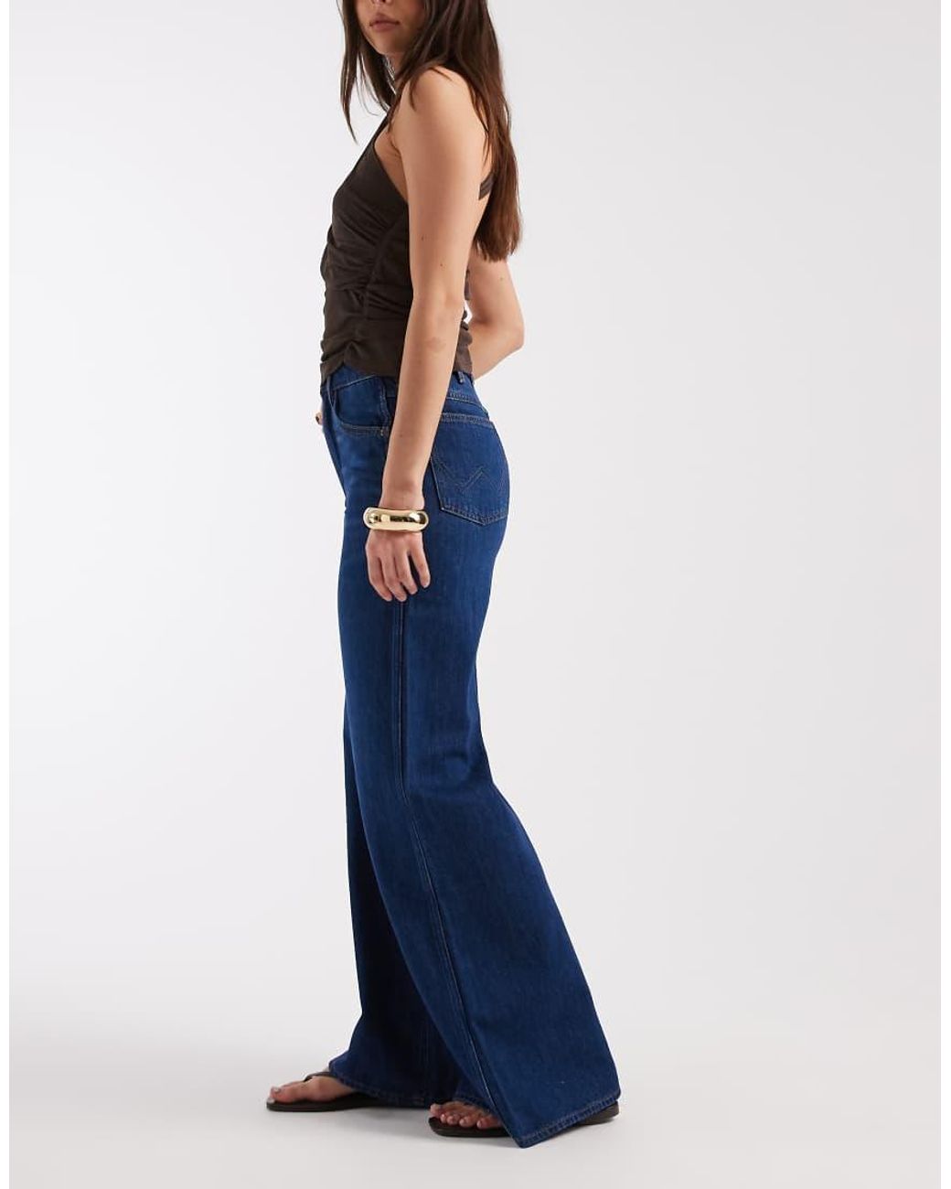 Wrangler Blue Canyon High Rise Wide Leg Jeans