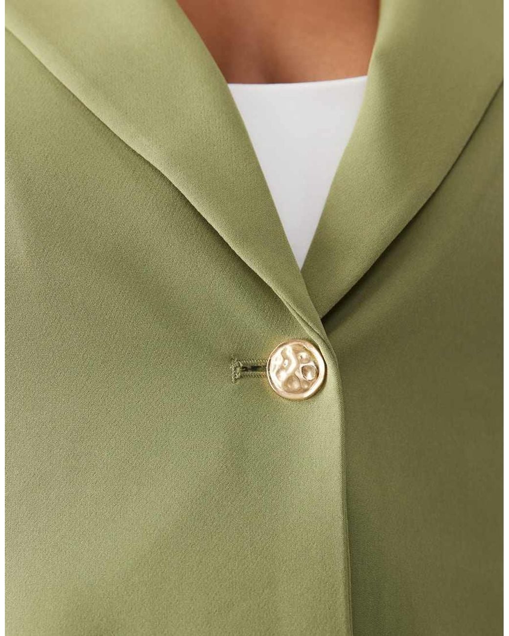 ASOS Green Curve Co-ord Tailored Blazer