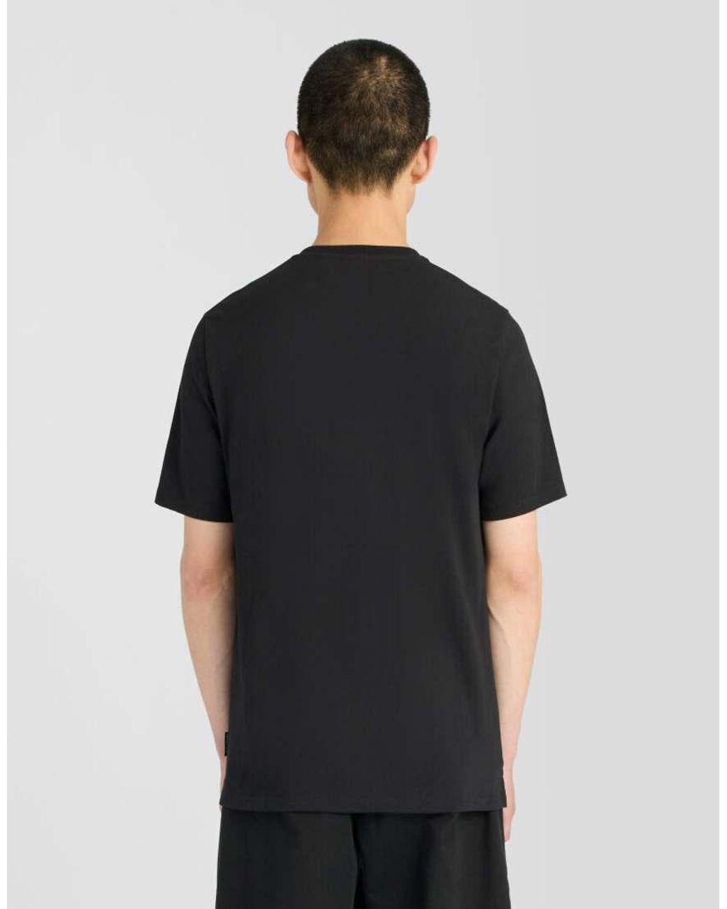 Lyle & Scott Black Ls T-Shirt Tv Channel Graphic T-Shirt for men