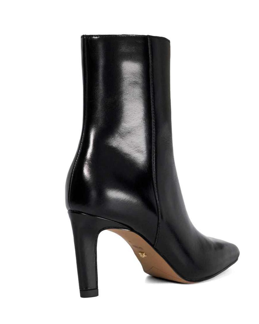 Dune Black Wide Fit Wf Ovation Ankle Boots
