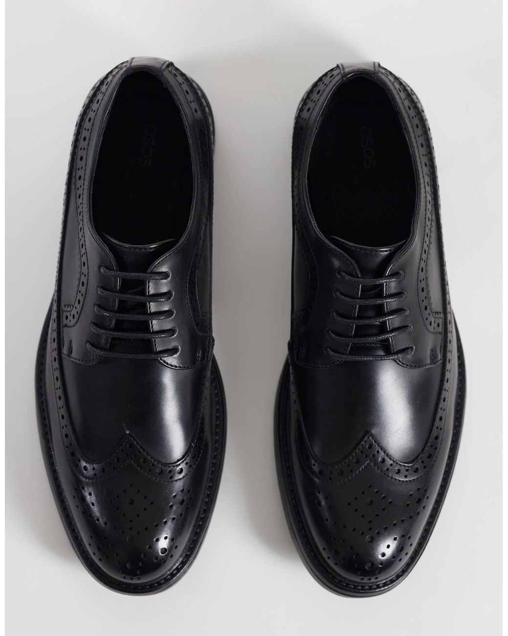 ASOS – schnürschuhe in Black für Herren