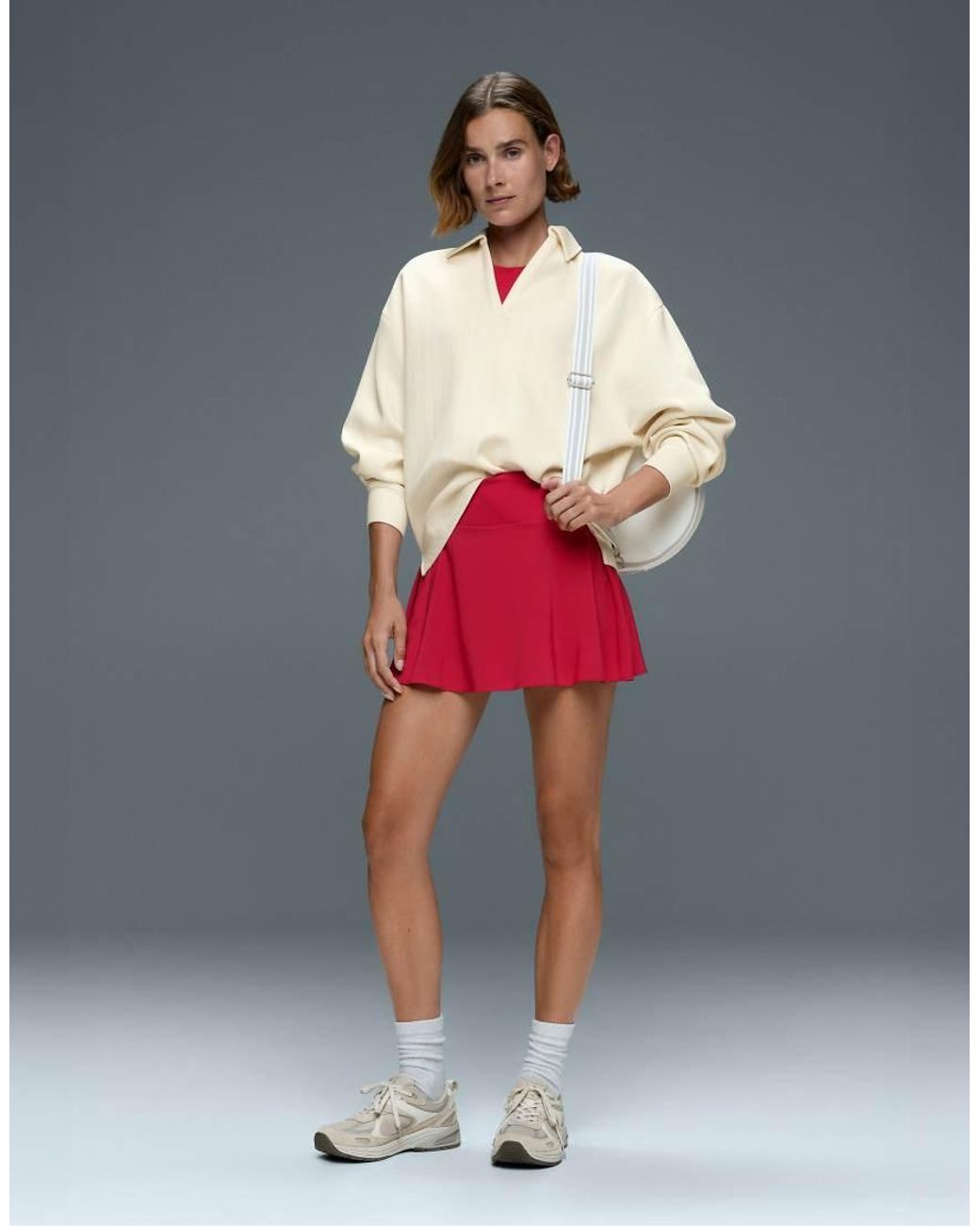 Oysho Red Compressive Skirt