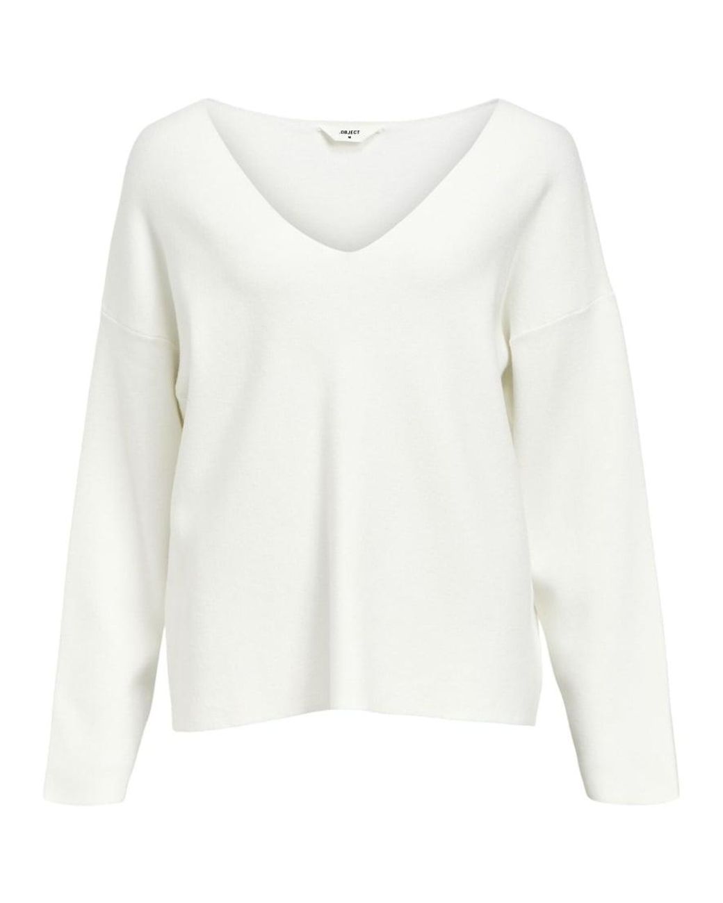 Object White Knitted Pullover