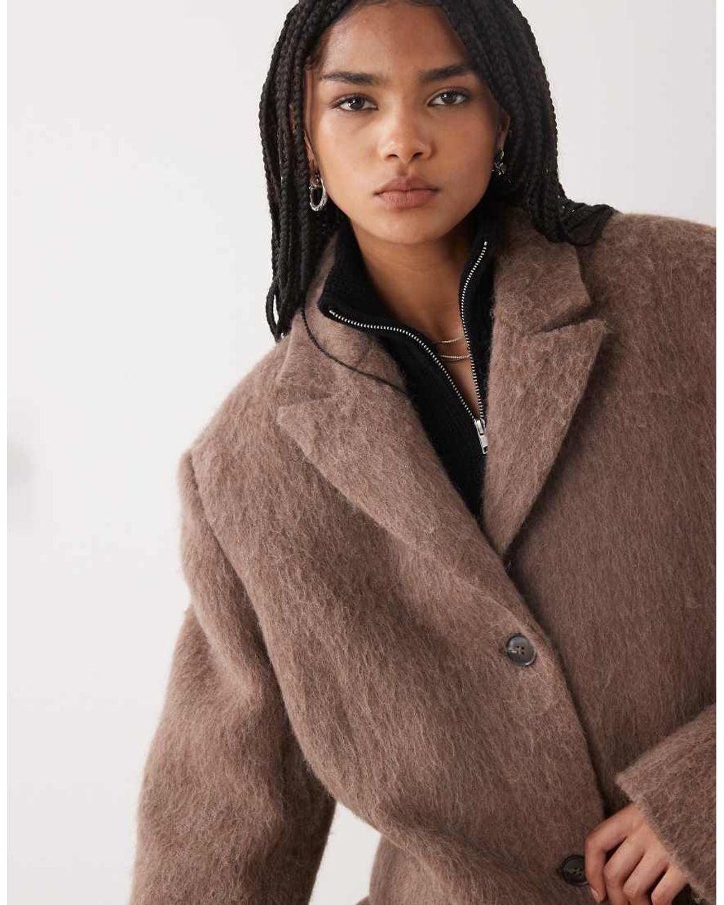Cappotto Oversize di Weekday in Brown