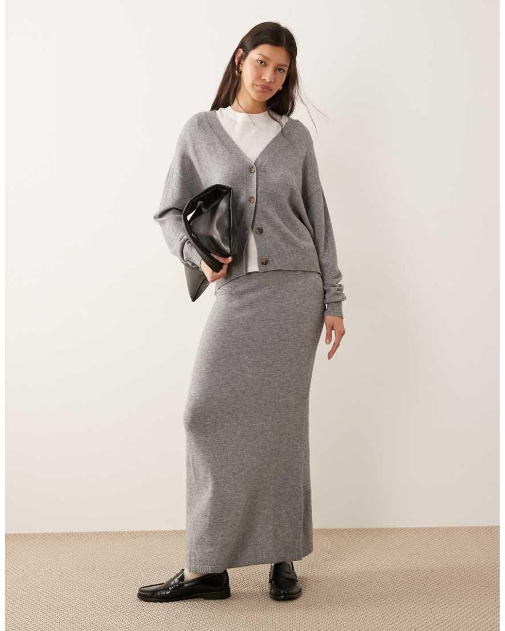 Vila Gray Knitted Cardigan