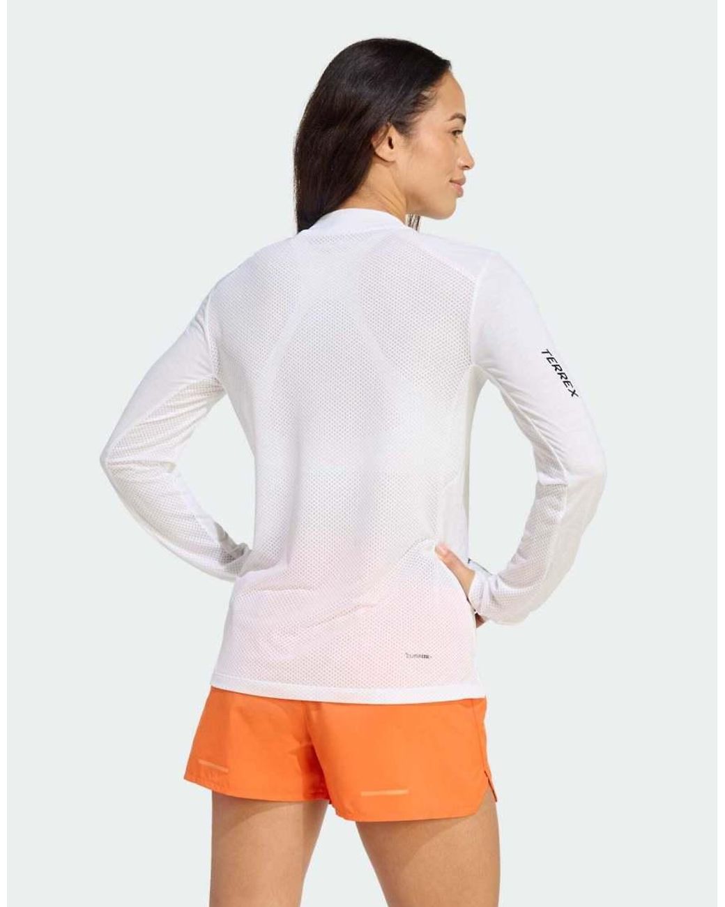 Adidas Originals White Terrex Xperior Climacool+ Long Sleeve T-Shirt