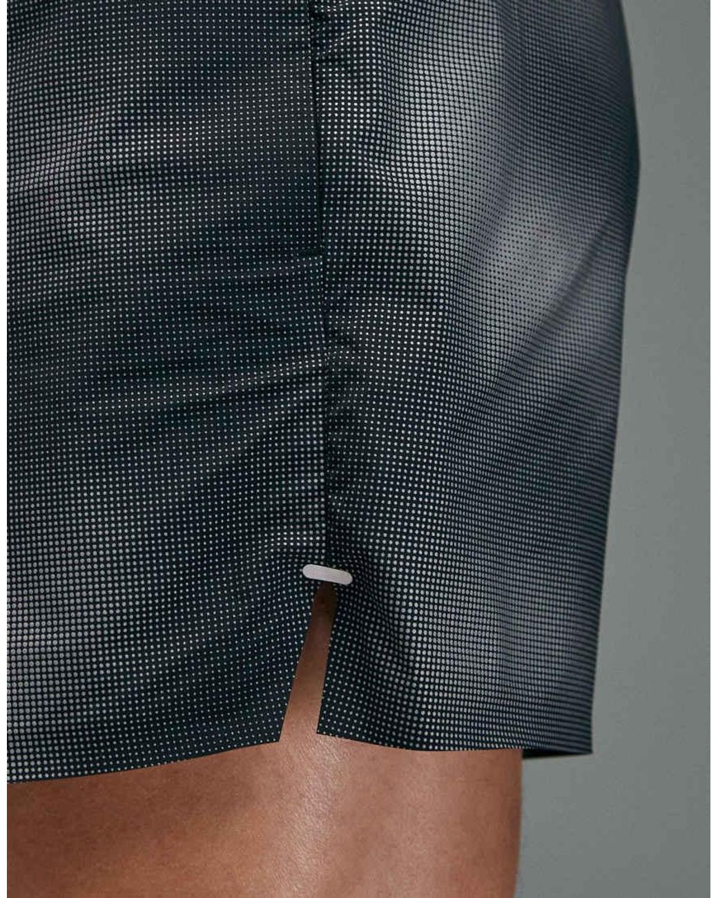 4505 Gray Premium 3 Inch Woven Running Short With Zip Pockets And Bonded Hem for men
