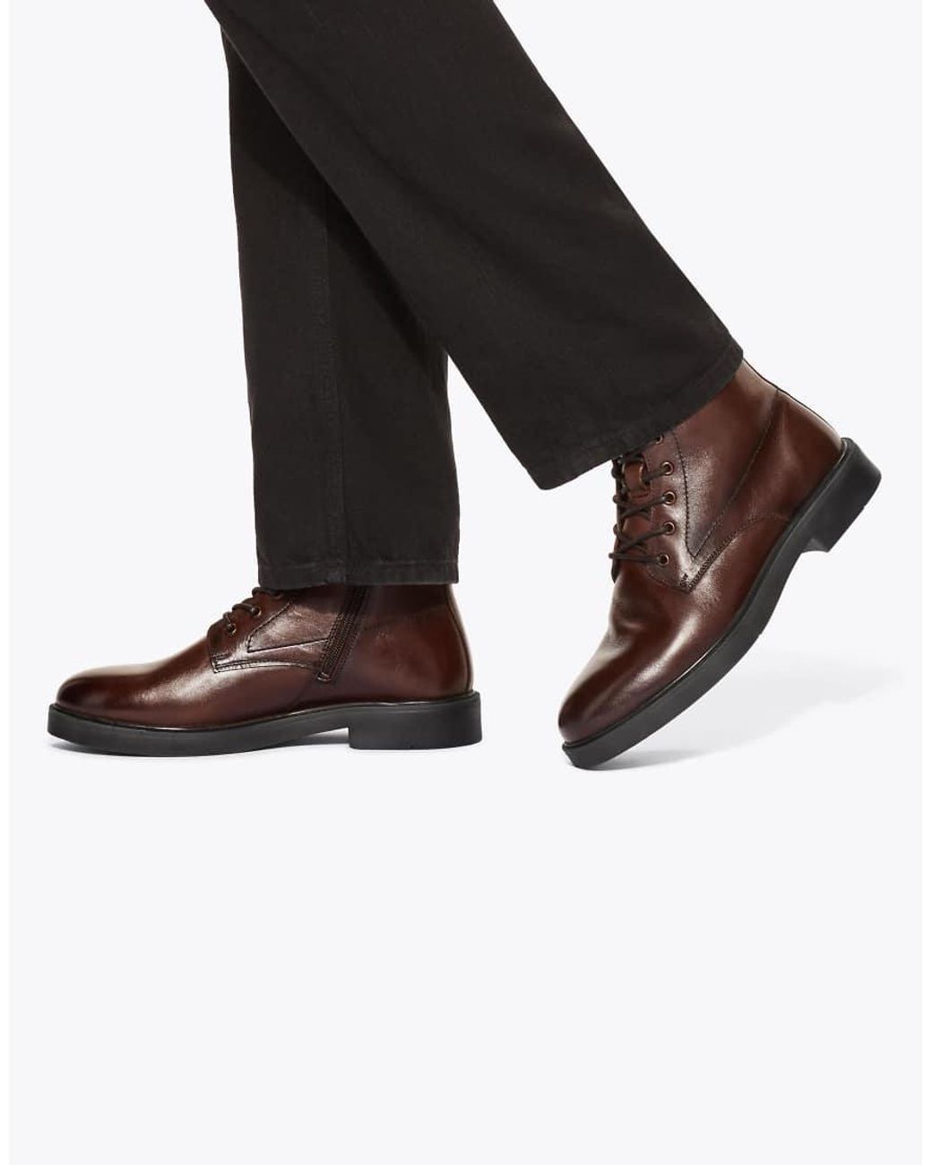 KG by Kurt Geiger Brown Douglas Lace Up Boots for men