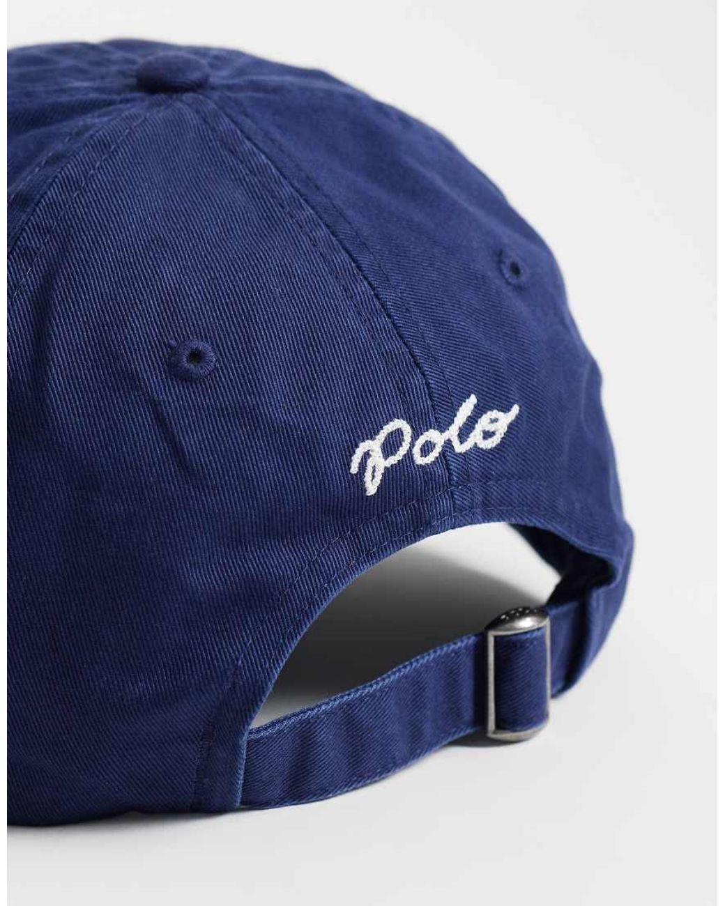 Polo Ralph Lauren Blue New York Logo Baseball Cap for men