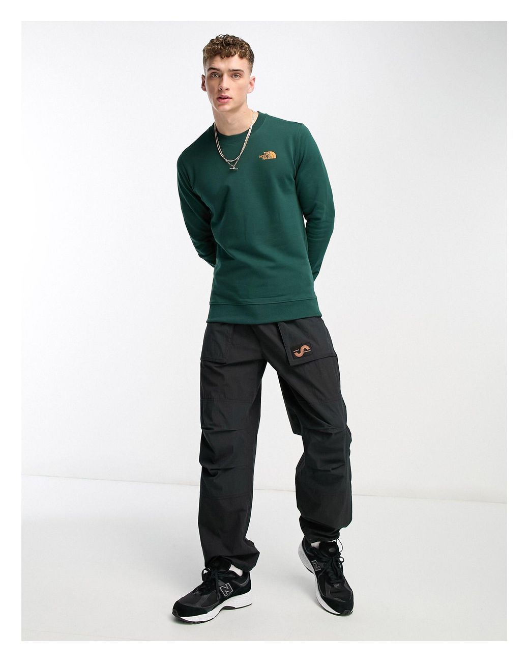 The North Face Mountain Outline Back Print Sweatshirt in