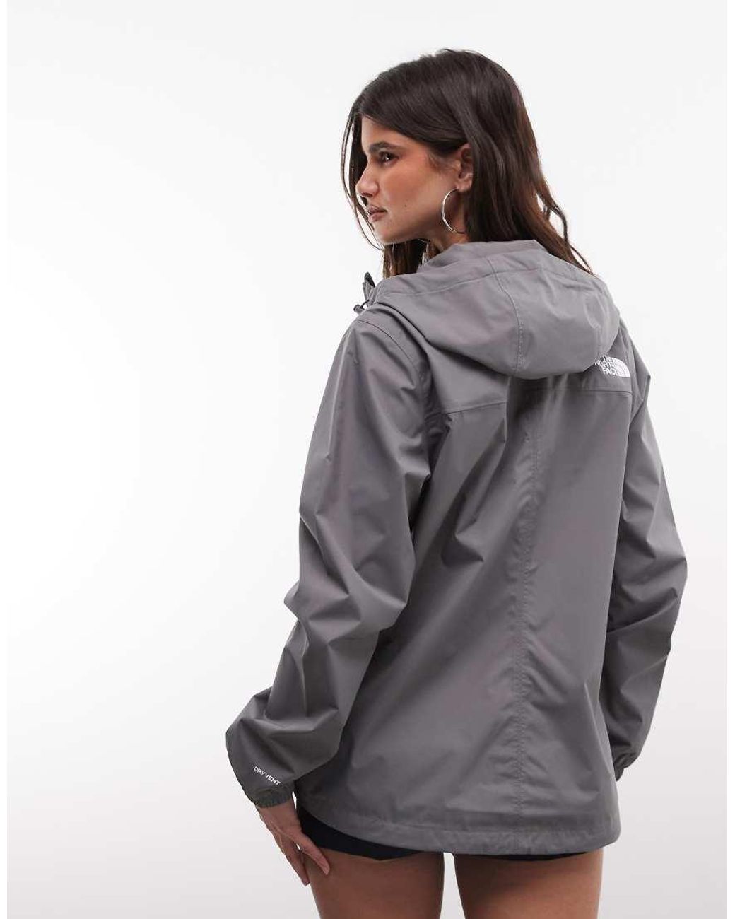 The North Face Gray Antora Rain Jacket