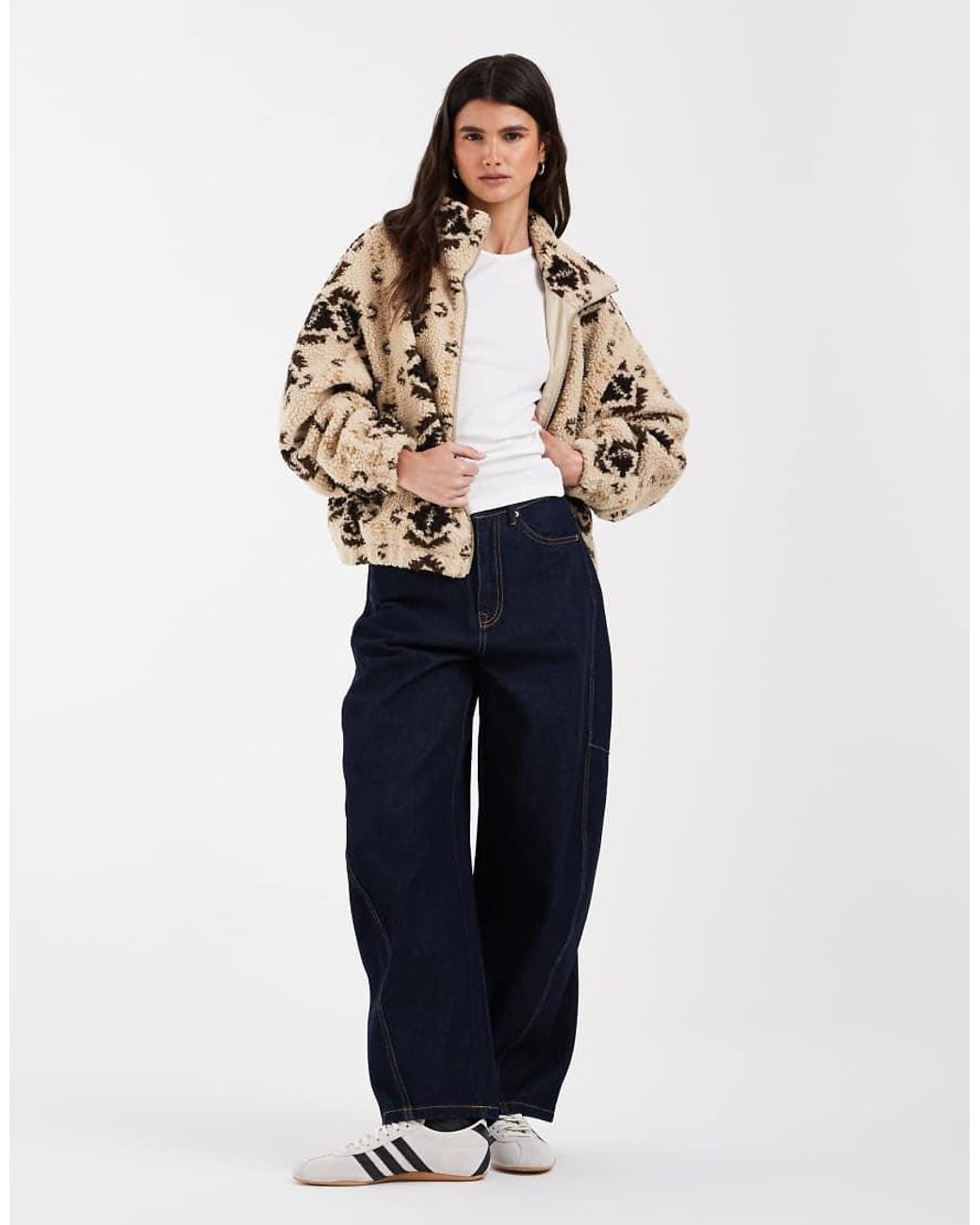 ONLY Natural Borg Fleece Jacket