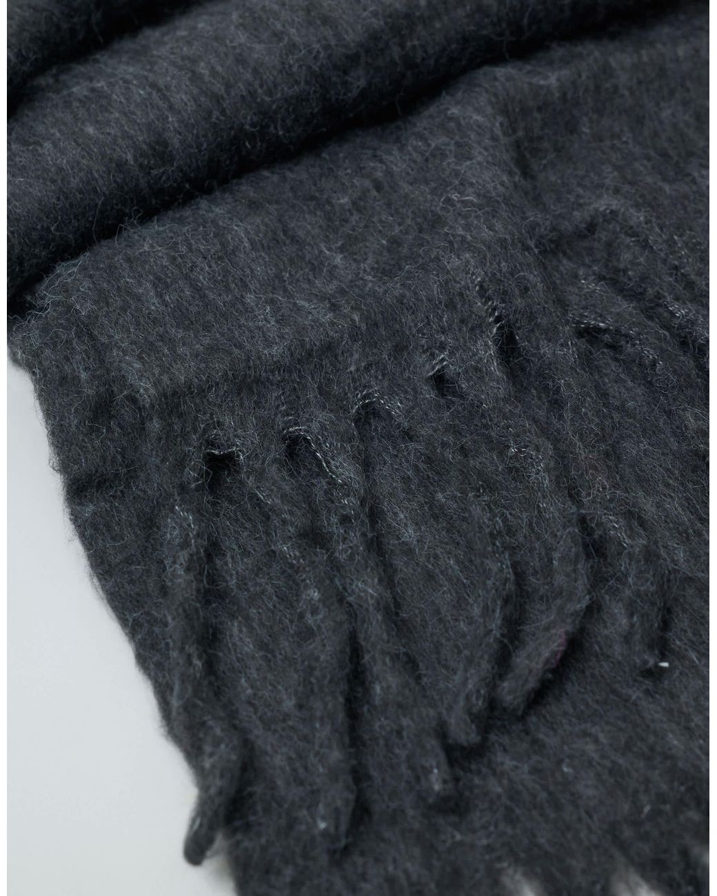 Écharpe oversize en anthracite Threadbare en coloris Blue