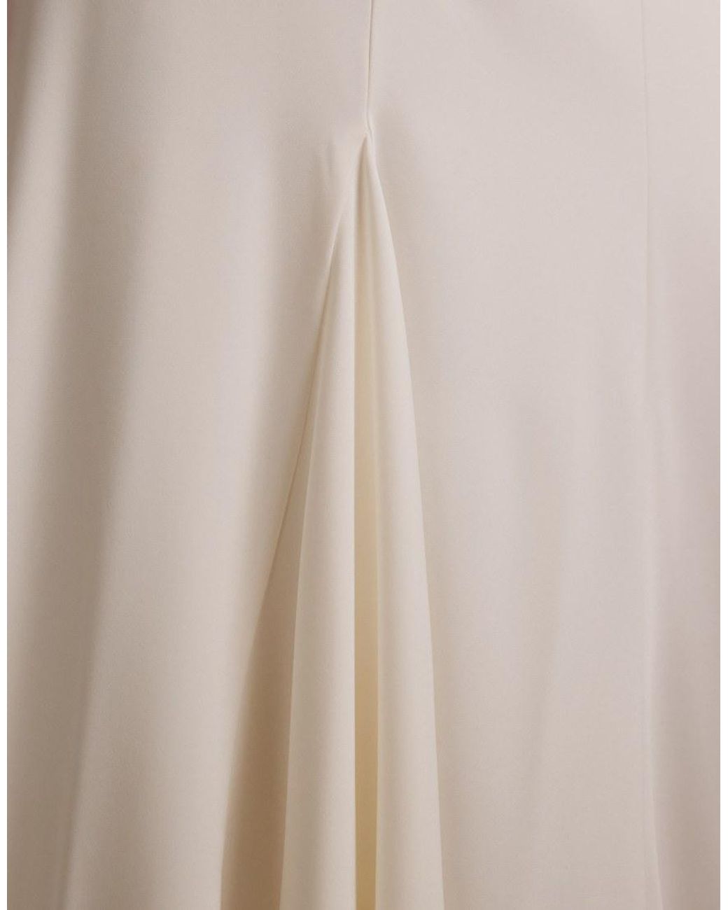 ASOS Natural Asos Design Curve Bridal Cape Sleeve Godet Maxi Dress