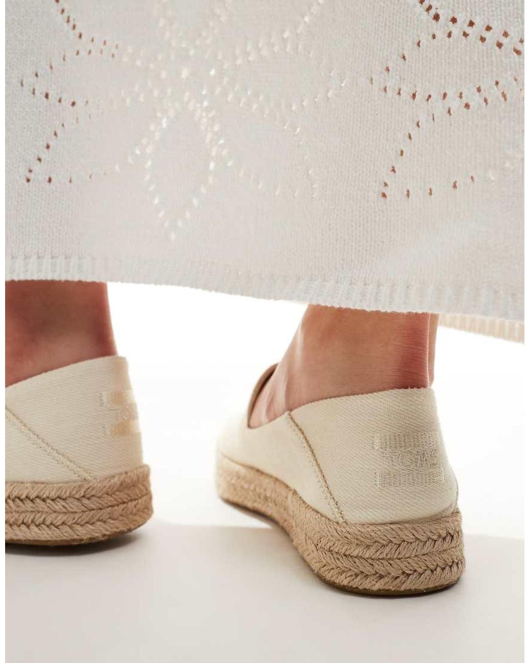 TOMS White Carolina Shoe