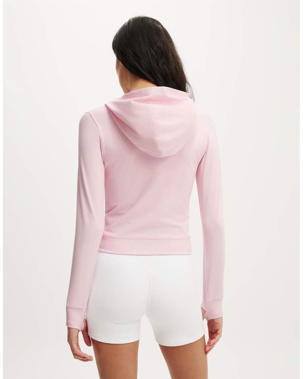 Cotton On White Ultra Soft Hooded Jacket
