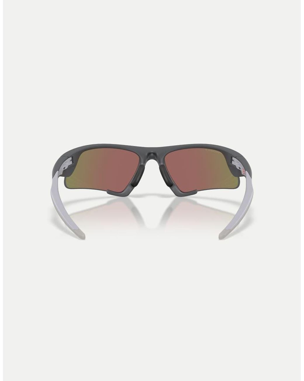 Oakley Blue Suture Jacket Irregular Polarised Sunglasses With Mirrored Lens