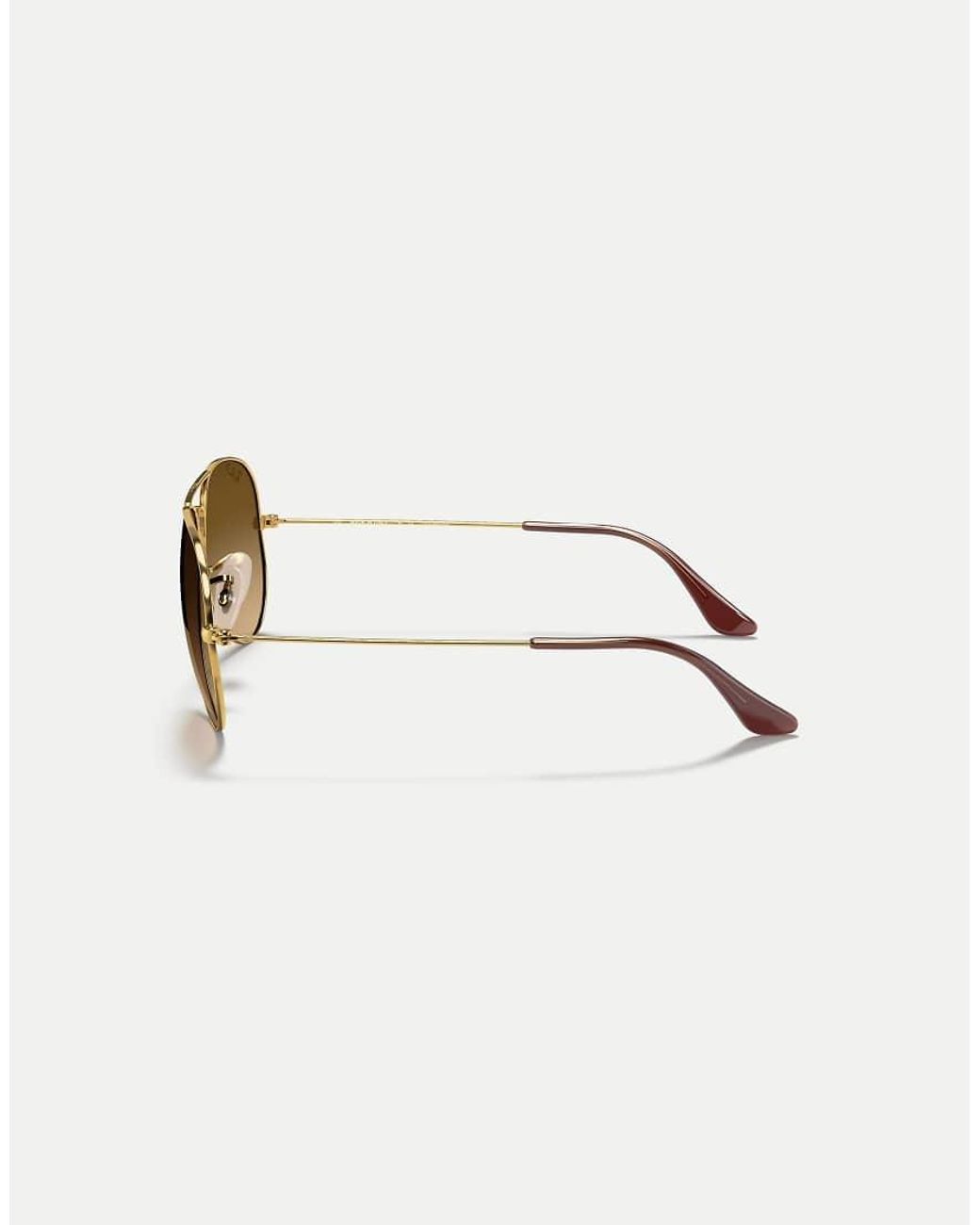 Ray-Ban Natural Aviator Gradient Pilot Polarised Sunglasses With Lens