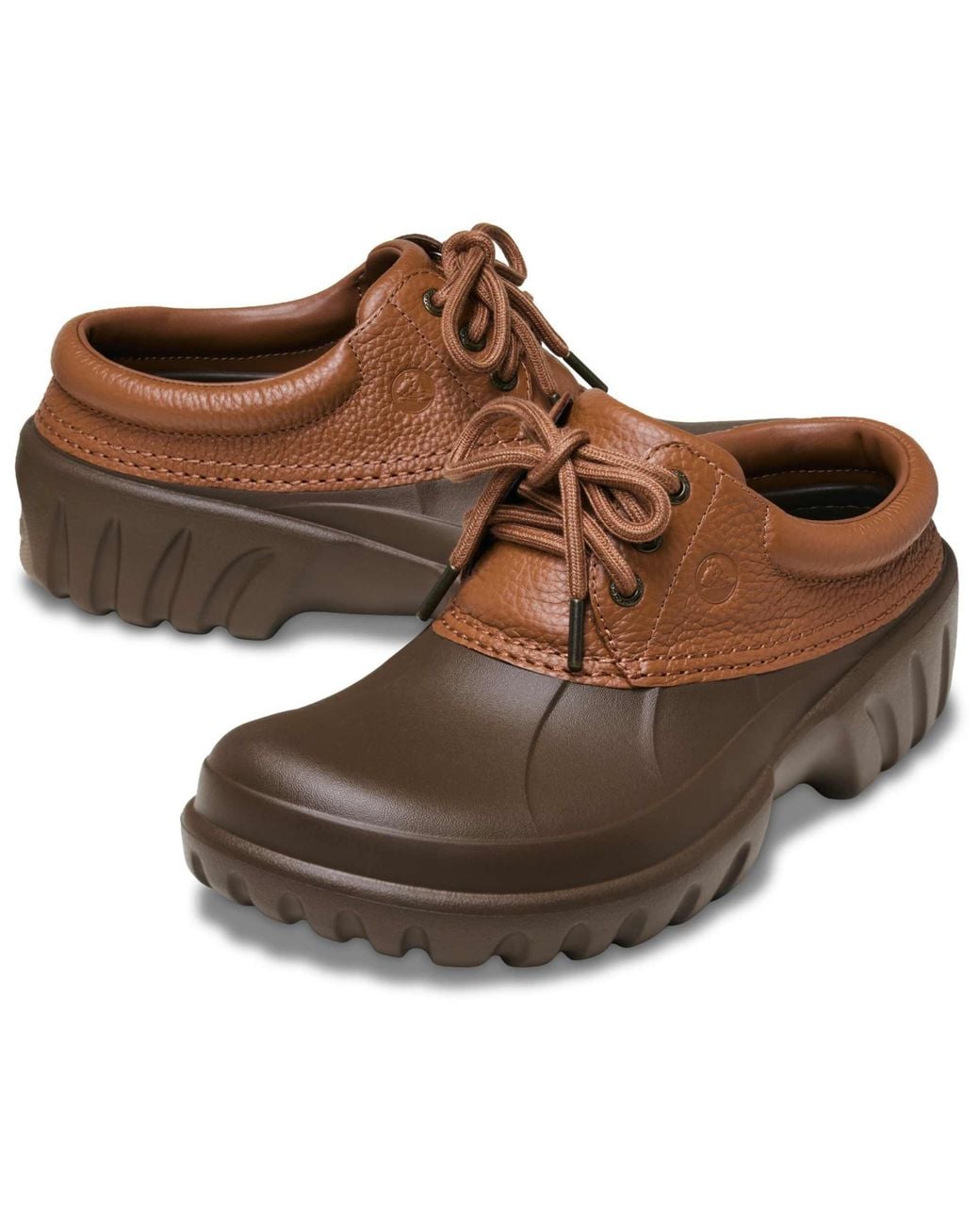 CROCSTM Brown Axle Low Clogs for men
