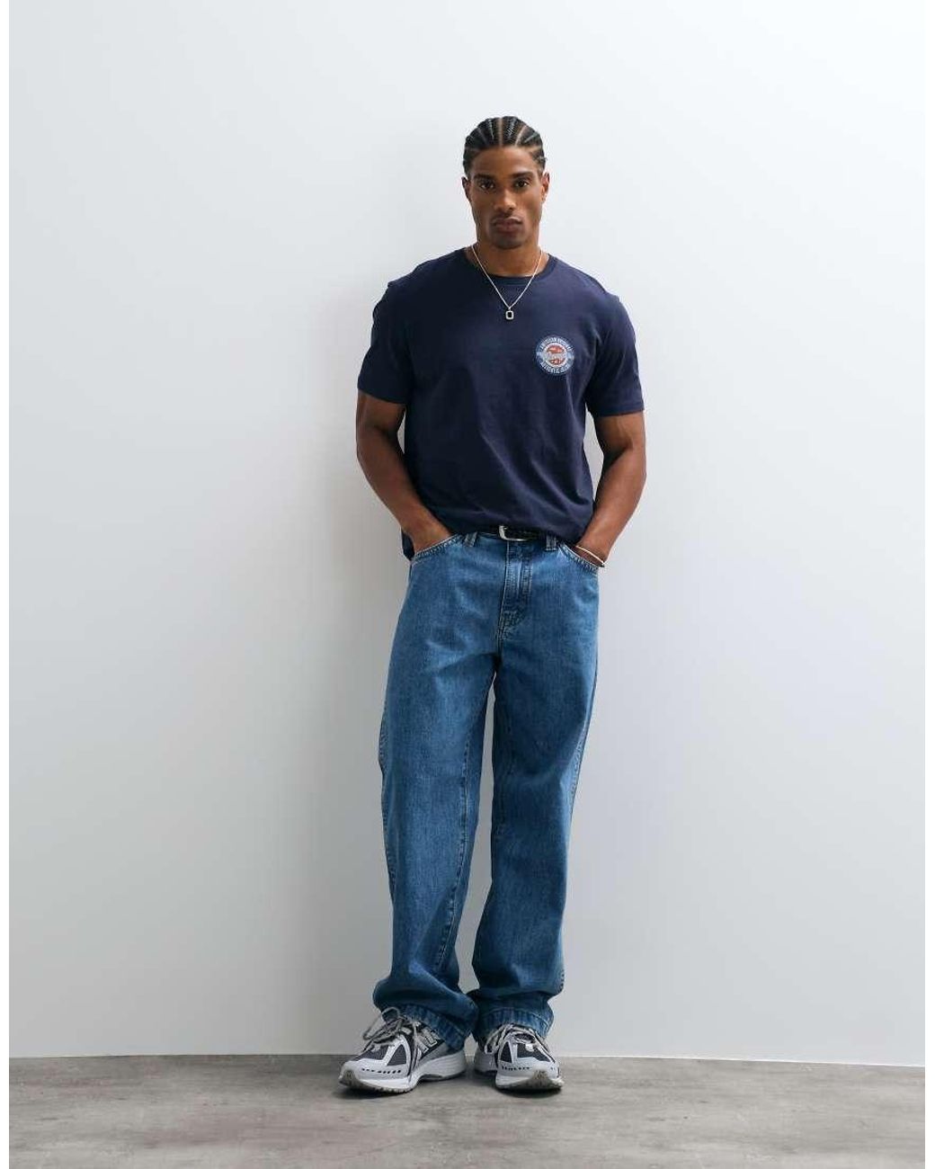 Wrangler Blue Small Americana Tee for men