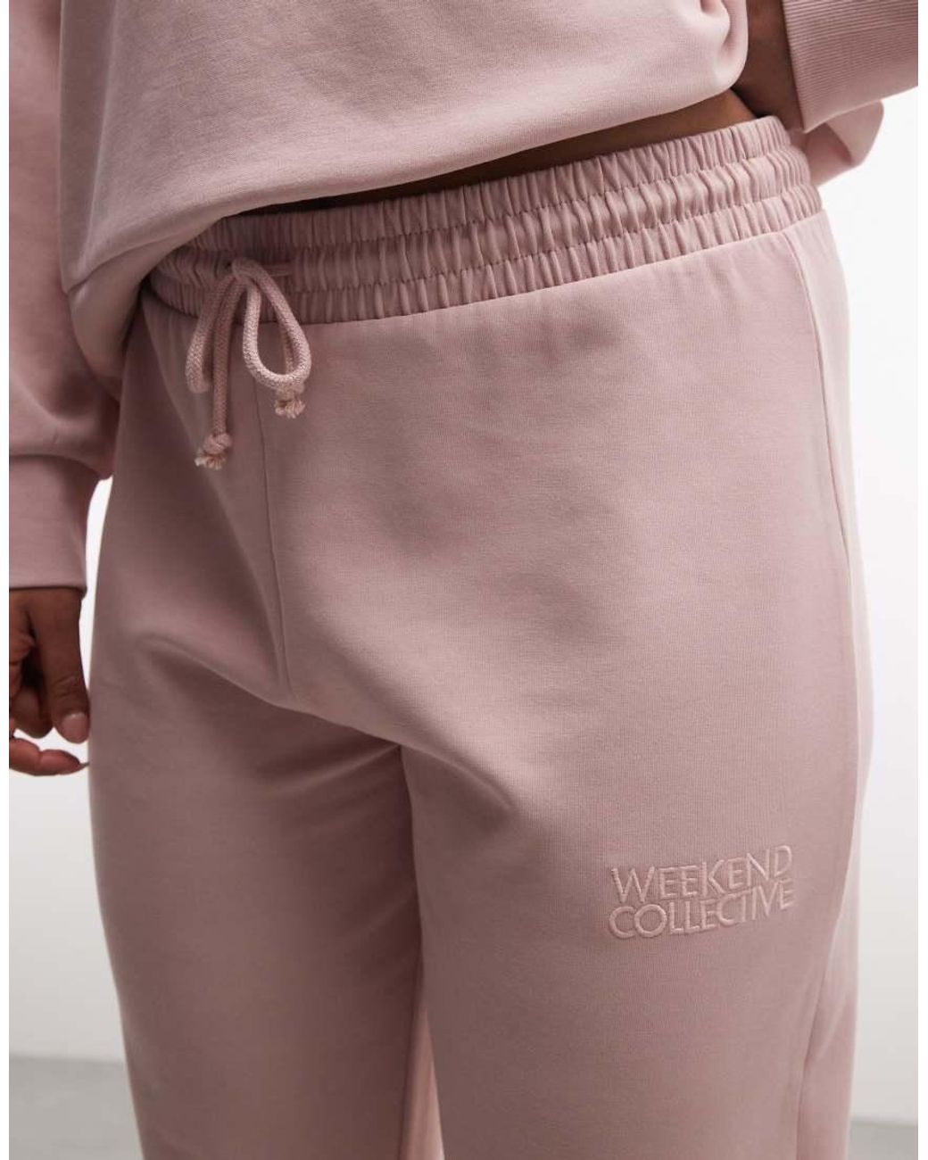 ASOS Weekend Collective Curve Co-Ord Interlock Flared Trouser