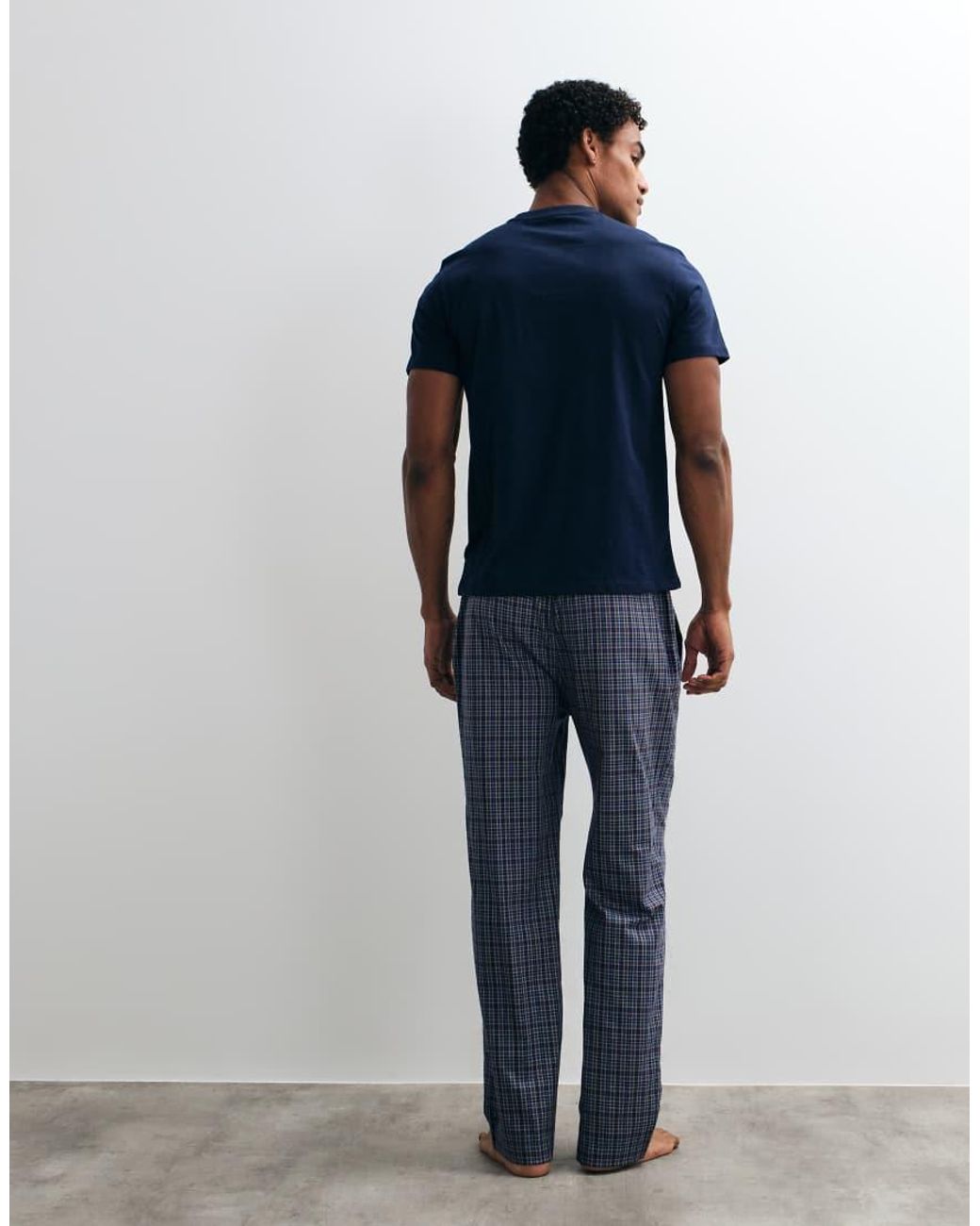 Polo Ralph Lauren Blue Short Sleeve Sleep Set for men
