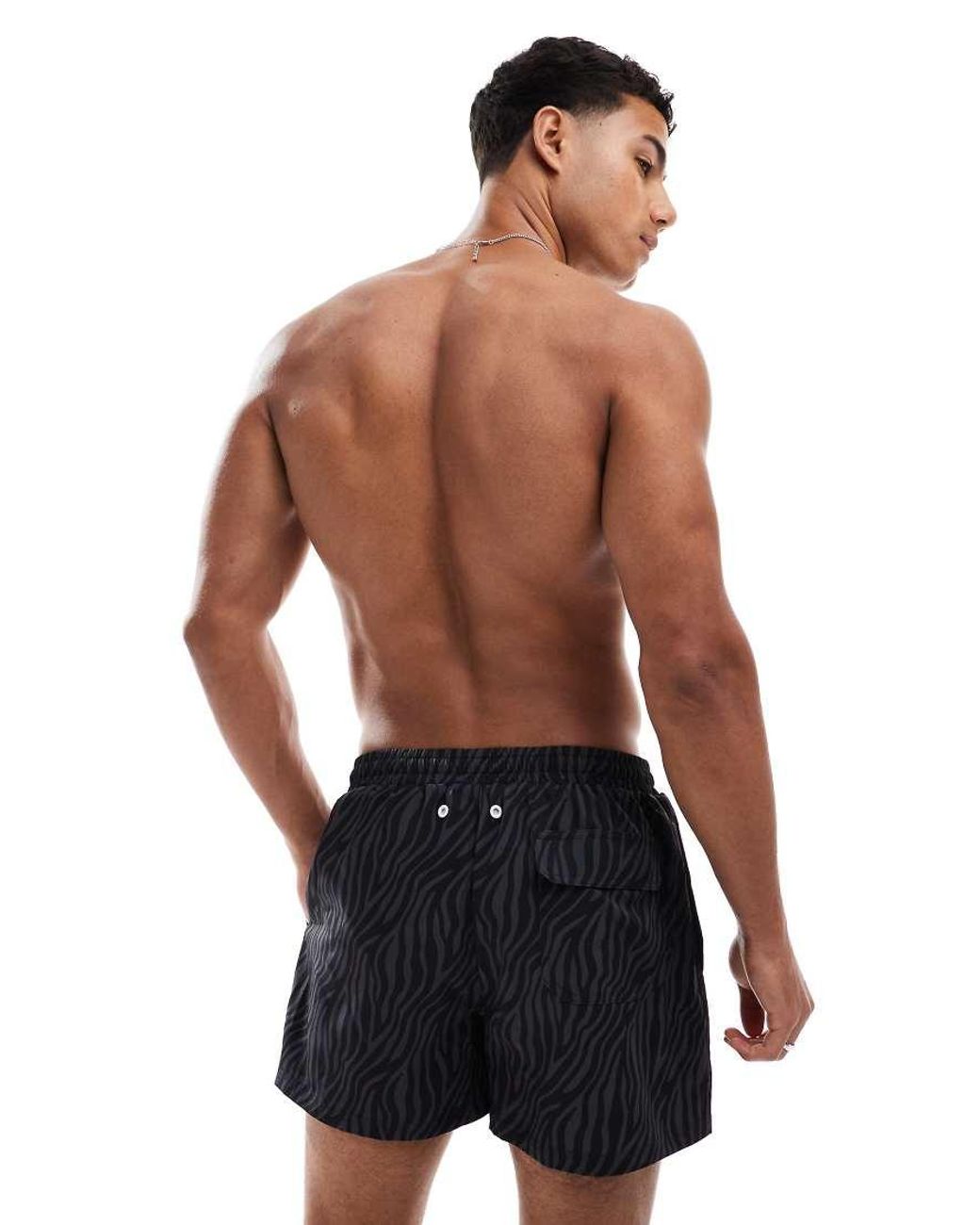 OOSC Blue Tiger Swim Shorts for men
