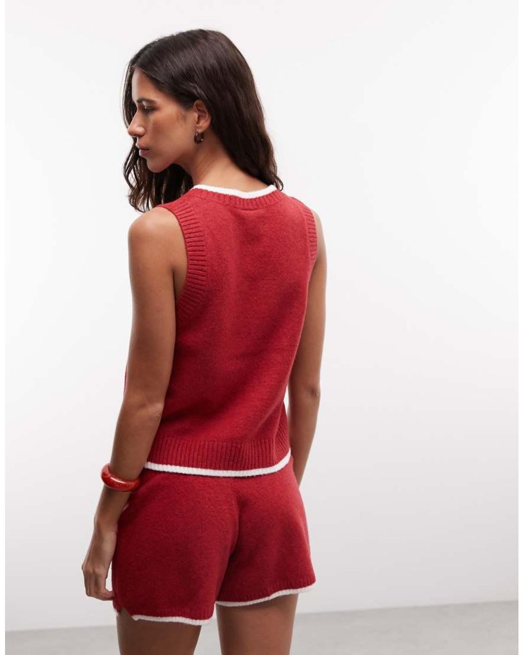Nike Red Knitted Vest