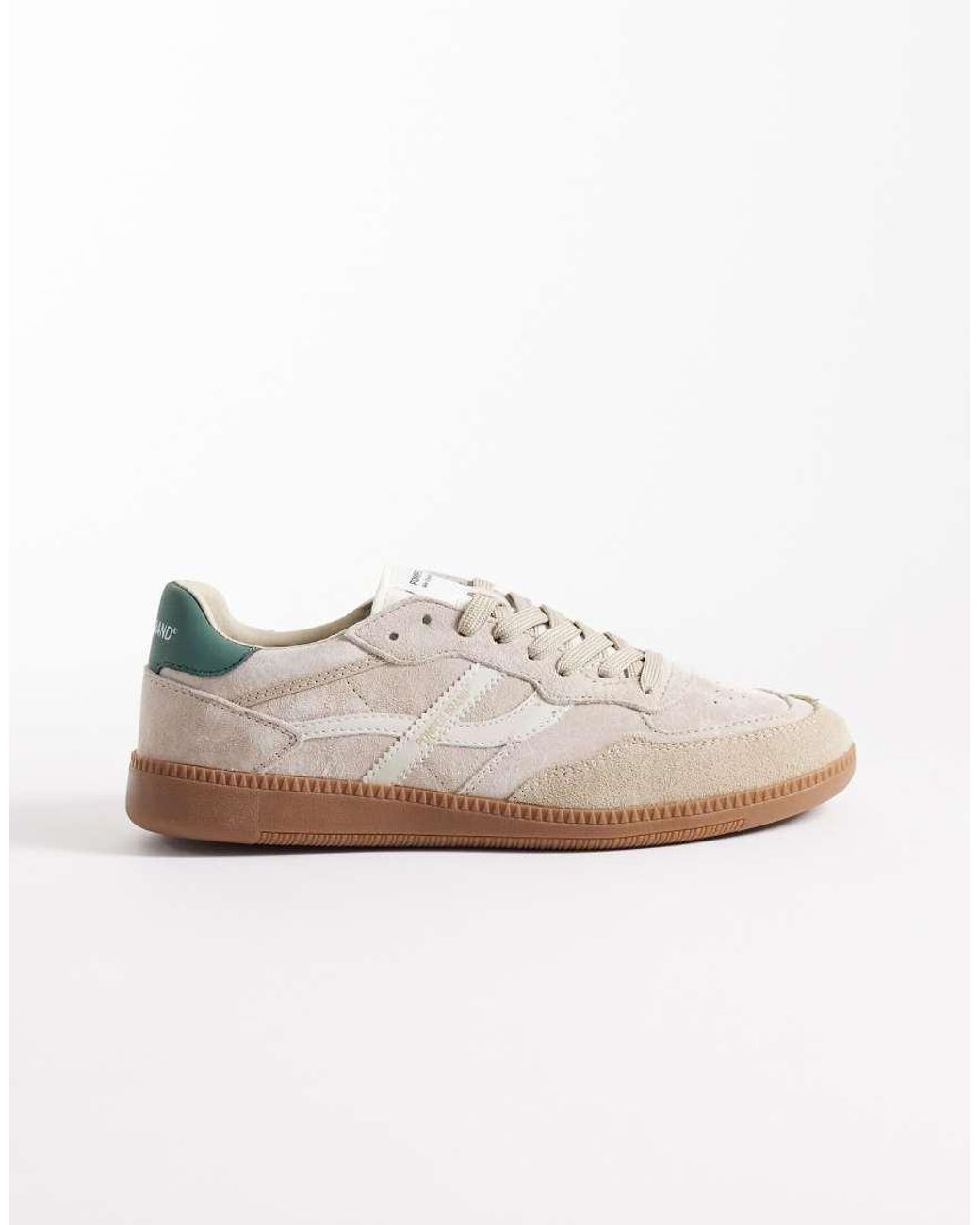 Pompeii UK White Pompeii Gum Sole Trainers for men