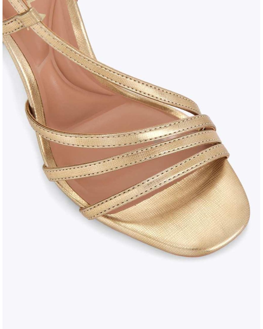 Carvela Kurt Geiger Metallic Paparazza Heel Heeled Sandals