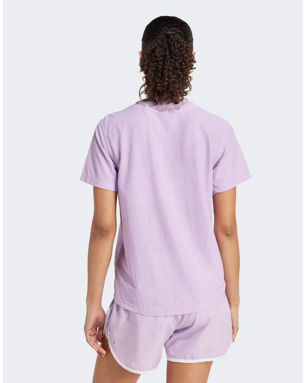 Adidas Originals Purple Adidas Running Own The Run Tee