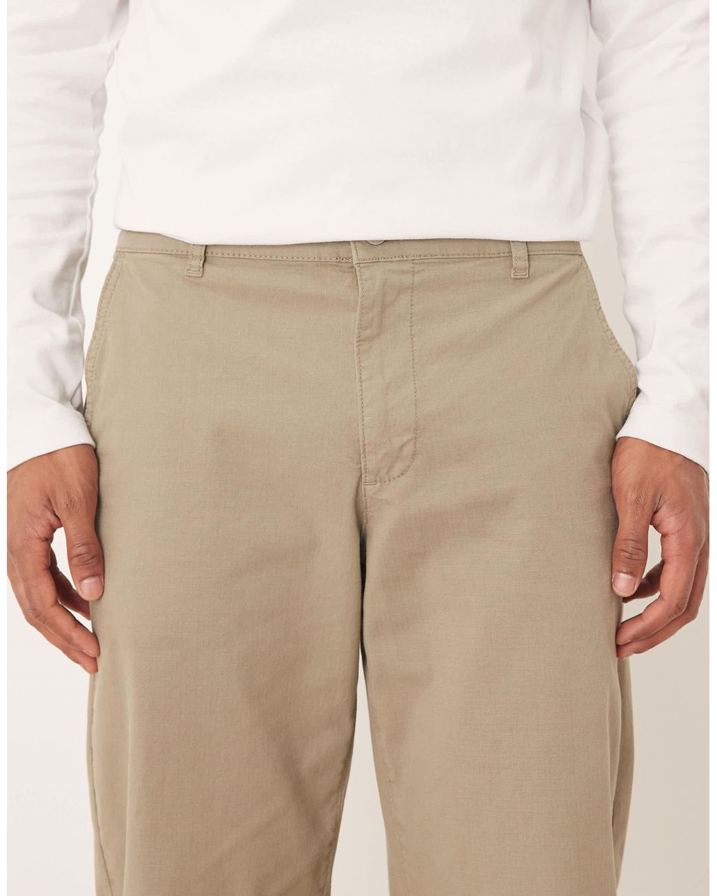ASOS Co-ord Straight Chinos in Natural for Men | Lyst Canada