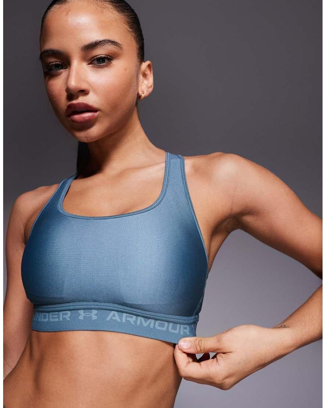 Under Armour Blue Crossback Sports Bra