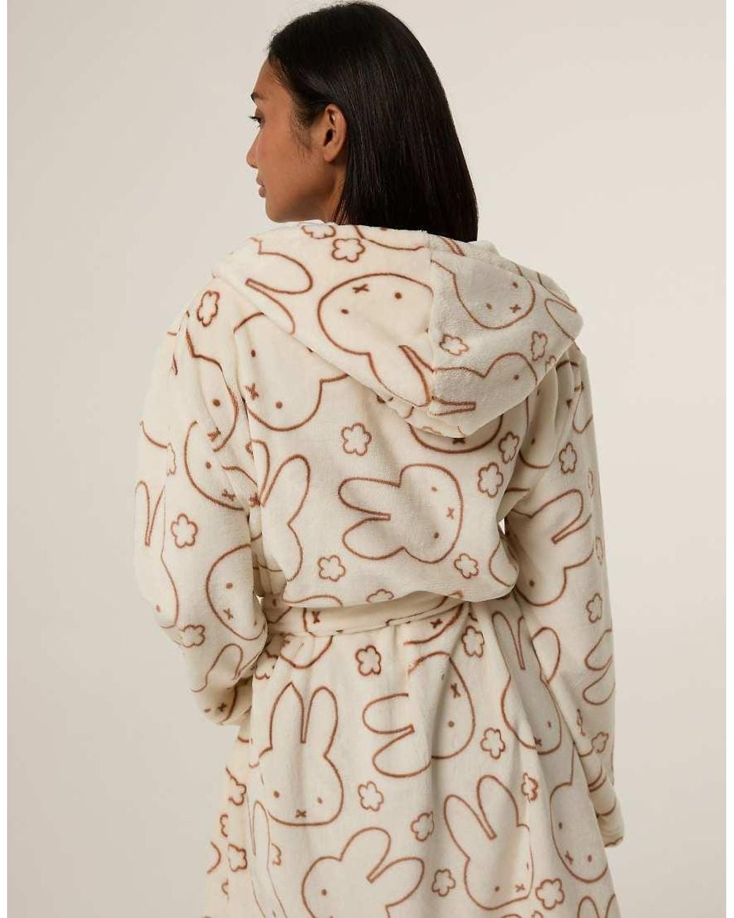 Skinnydip London Natural Miffy X Flower Dressing Gown